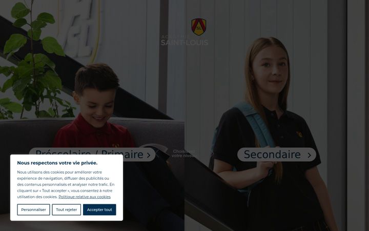 Screenshot di aslouis.qc.ca