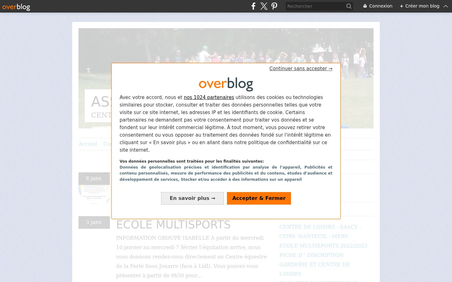 Screenshot tal-banner tal-kunsens muri qabel kwalunkwe interazzjoni