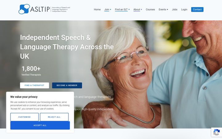 Captura de ecrã de asltip.com