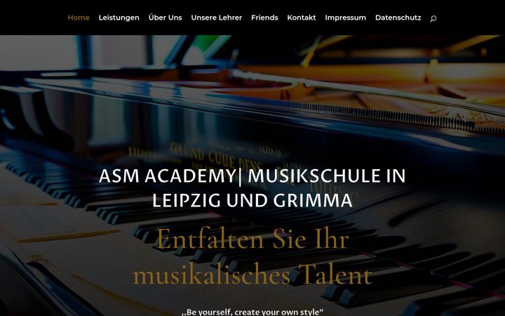 Screenshot of asm-academy.de