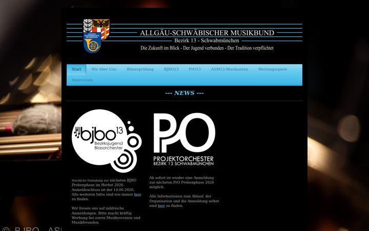 Screenshot of asm-bezirk13.de
