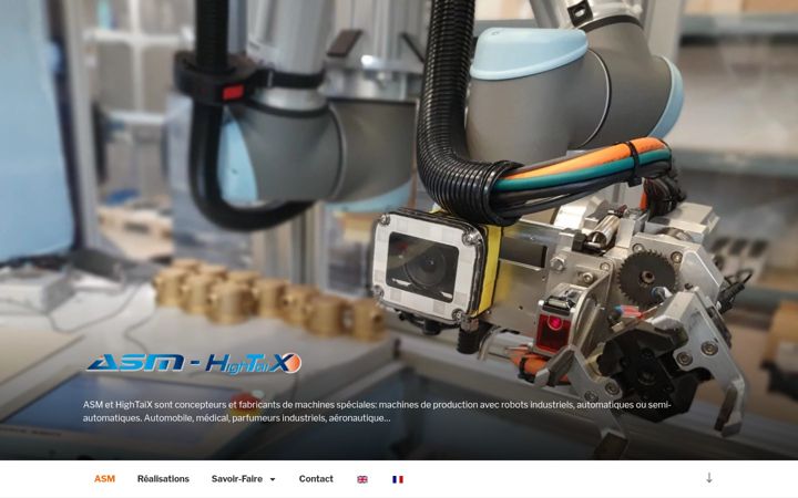Screenshot of asm-indus.com