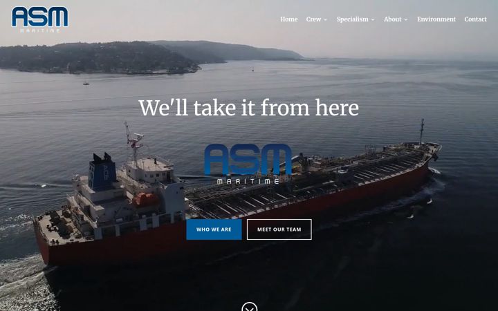Screenshot of asm-maritime.com