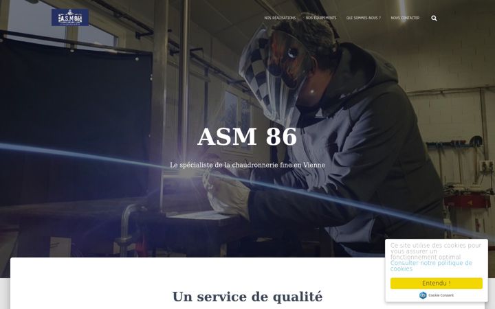 Screenshot of asm86.fr