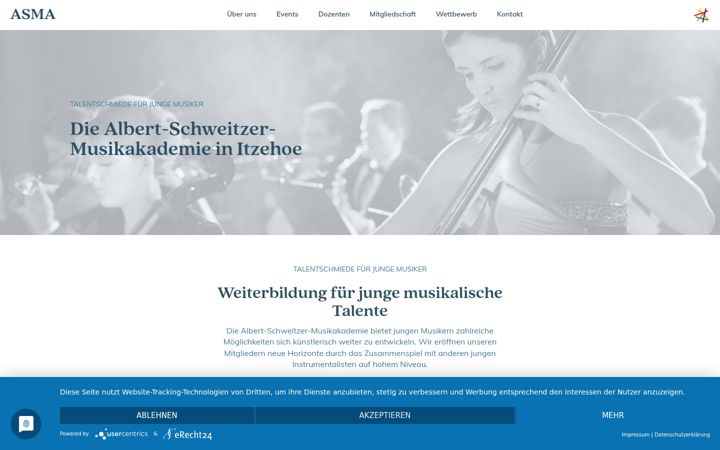 Screenshot of asma-art.de
