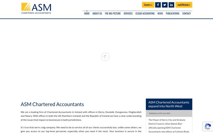 Screenshot of asmaccountants.com