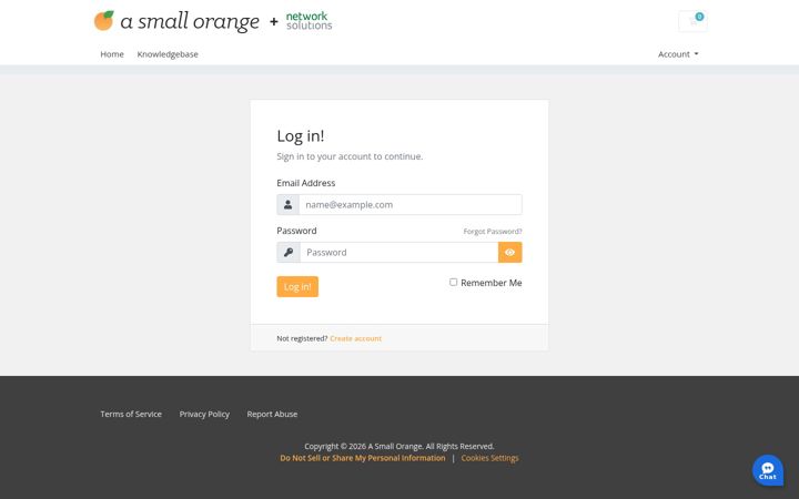 Snímek obrazovky asmallorange.com