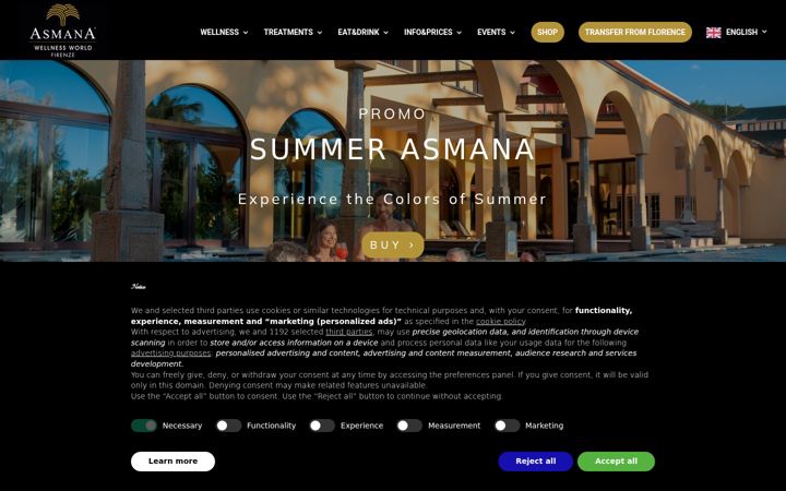 Screenshot of asmana.it