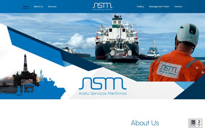 Captură de ecran a asmaritimos.com