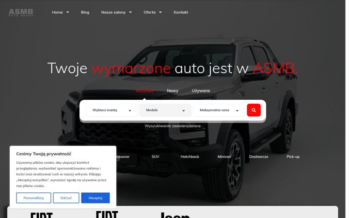 Screenshot ta' asmbgroup.pl