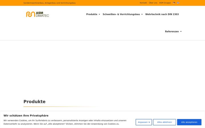 Screenshot of asmdimatec.de