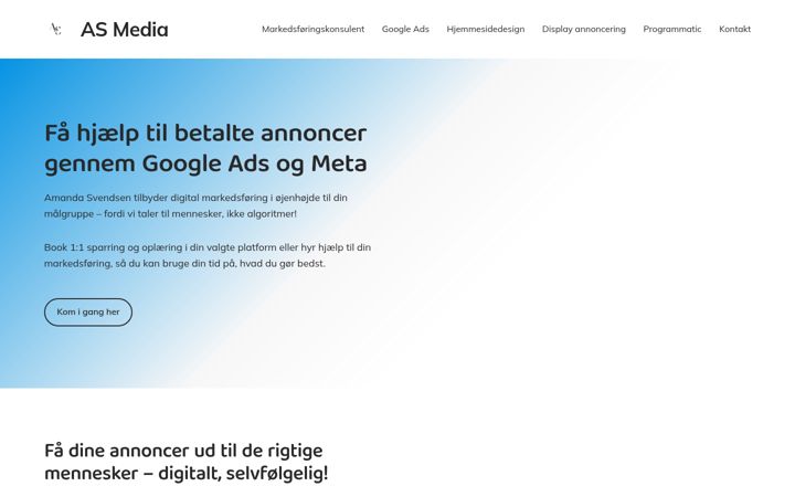 Screenshot of asmedia.dk