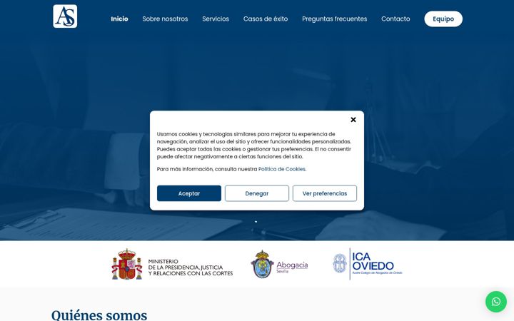 Screenshot of asmediacion.com