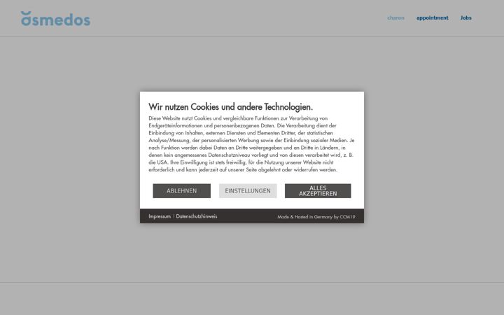 Skjermbilde av asmedos.com