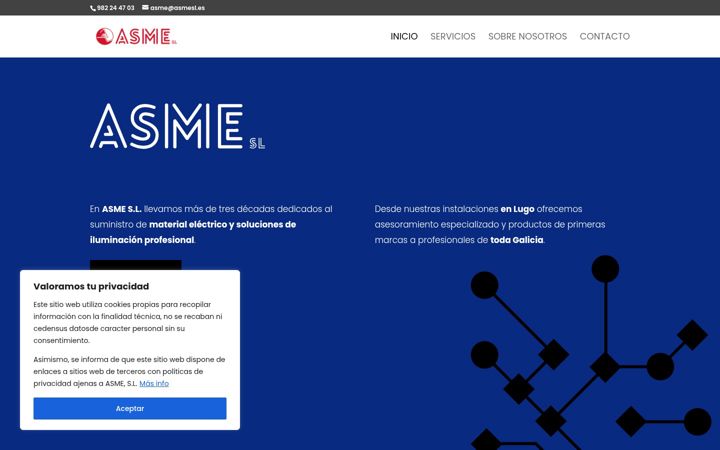 Screenshot of asmesl.es