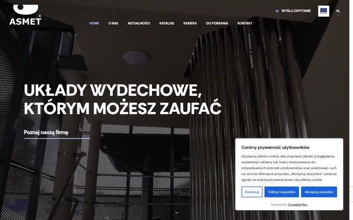Screenshot of asmet.pl