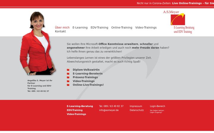 Screenshot of asmeyer.de