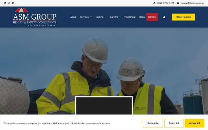 Screenshot of asmgroup.ie