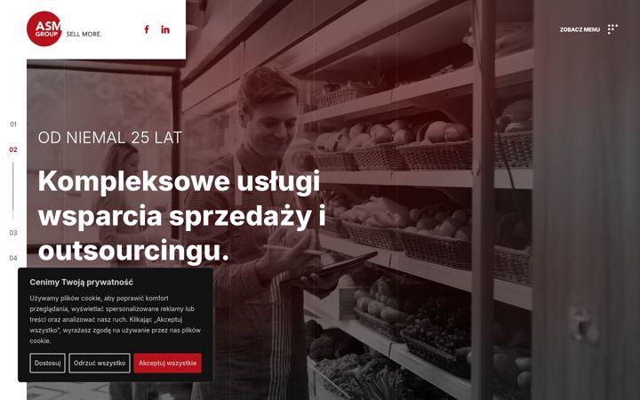 Screenshot του asmgroup.pl