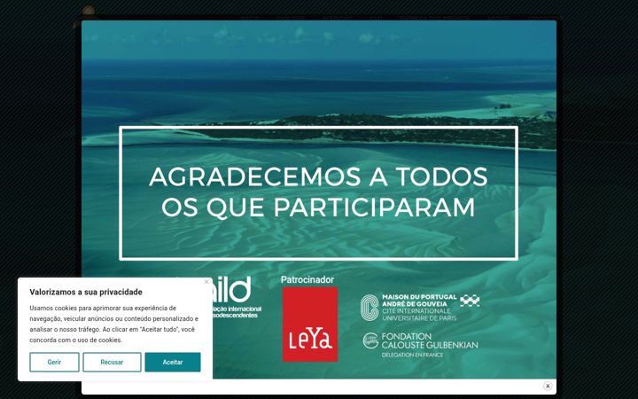 Screenshot of asminhasferias.pt