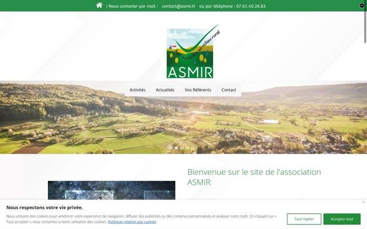 Screenshot του asmir.fr