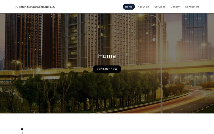 Screenshot of asmithsurfacesolutions.com