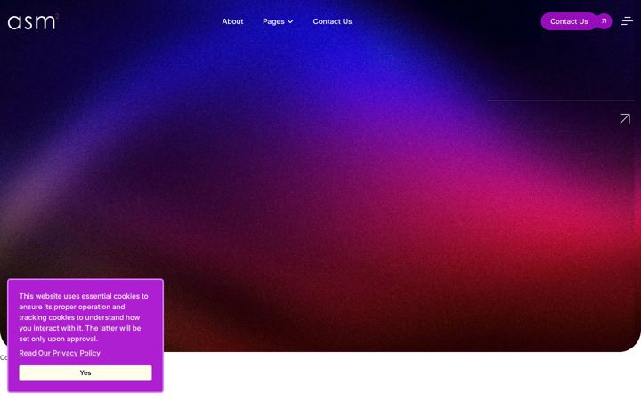 Screenshot of asmm.tech