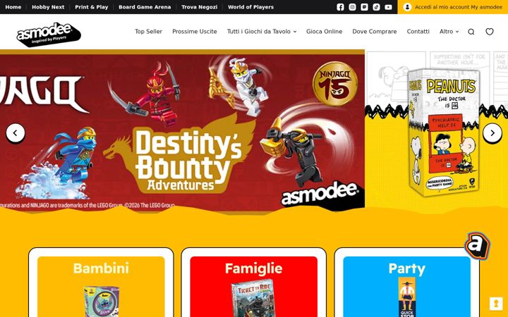 Screenshot of asmodee.it