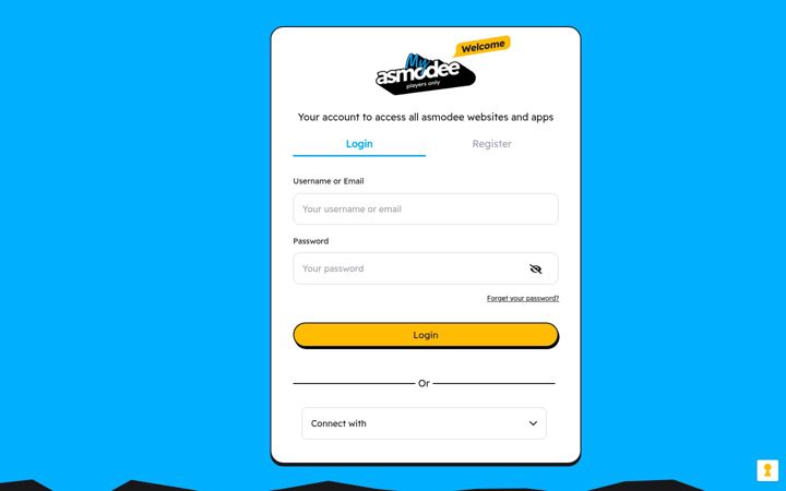Screenshot of asmodee.net