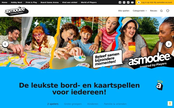 Screenshot of asmodee.nl