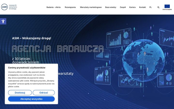 Captura de ecrã de asmresearch.pl