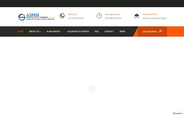 Screenshot of asmsi.org.ph