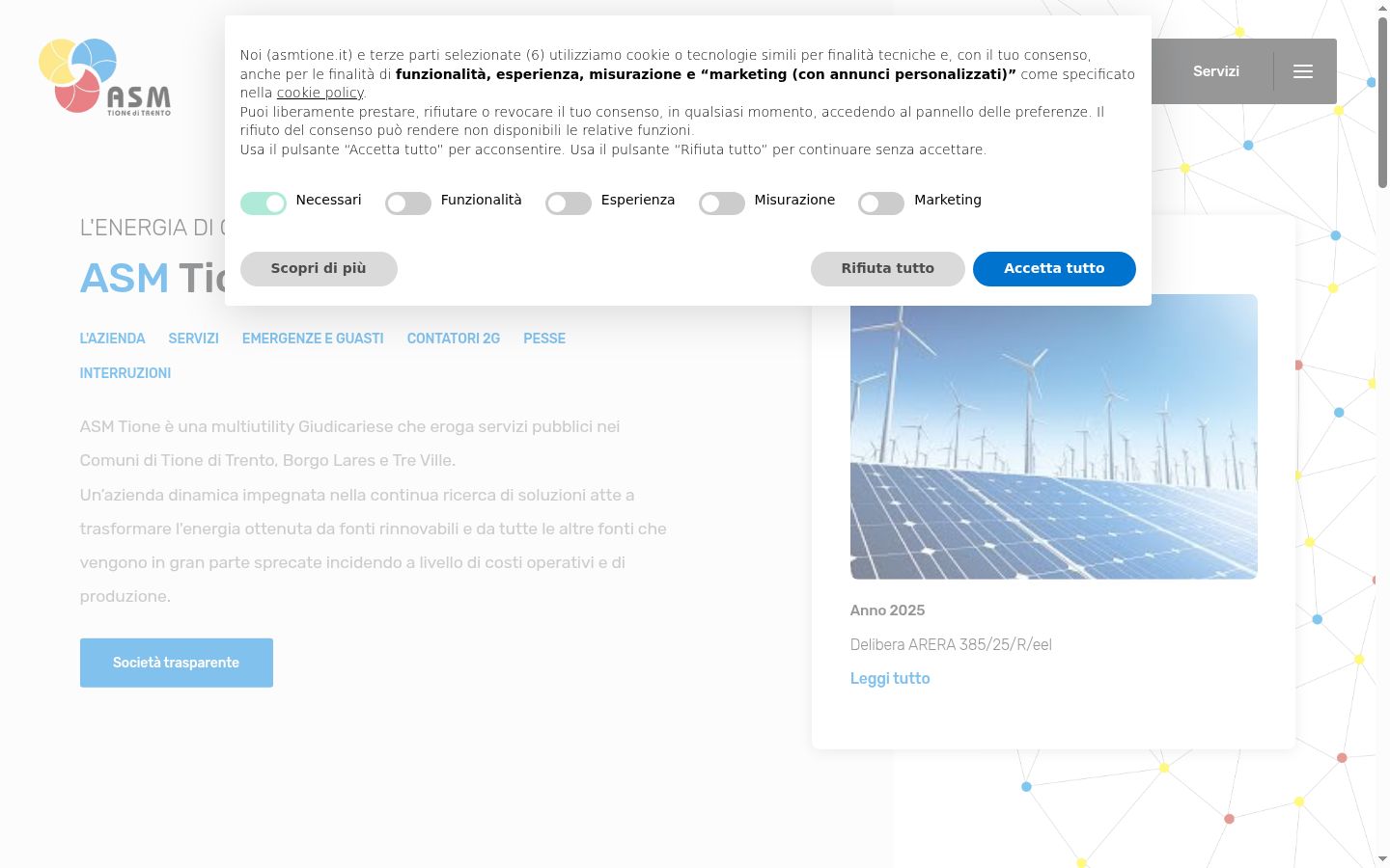 Sutikimo reklamjuostės, rodytos prieš bet kokią sąveiką, ekrano kopija