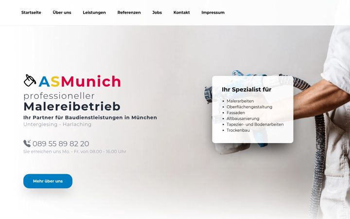 Screenshot of asmunich.de
