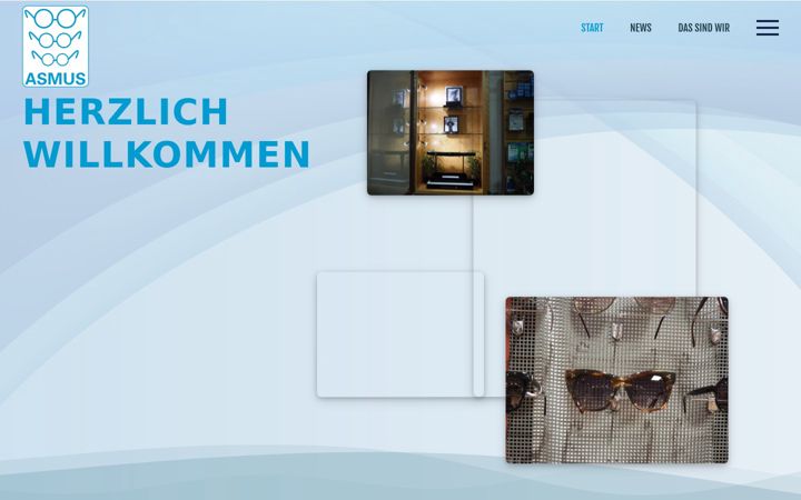 Screenshot of asmus-augenoptik.de