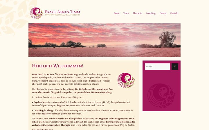 Screenshot of asmus-timm.de