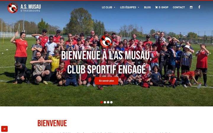 Skjermbilde av asmusaustrasbourg.fr