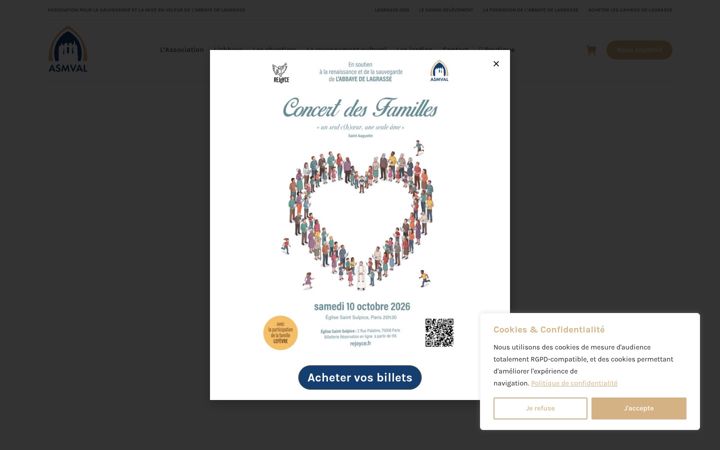 Screenshot of asmval.fr