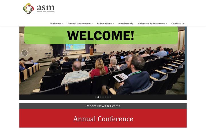 Screenshot of asmweb.org