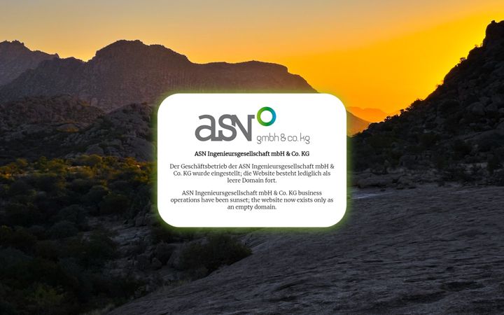 Screenshot of asn-gmbh.com