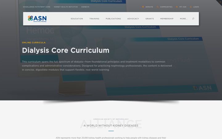 Screenshot of asn-online.org