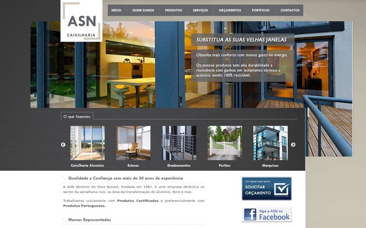 Screenshot of asn.pt