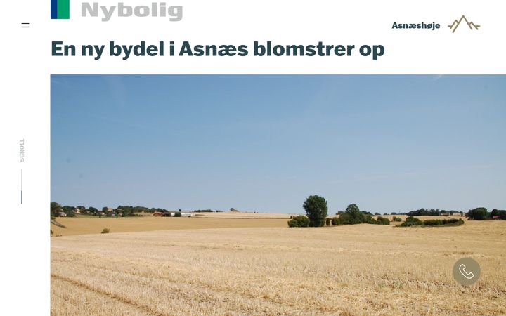 Screenshot of asnaeshoeje.dk