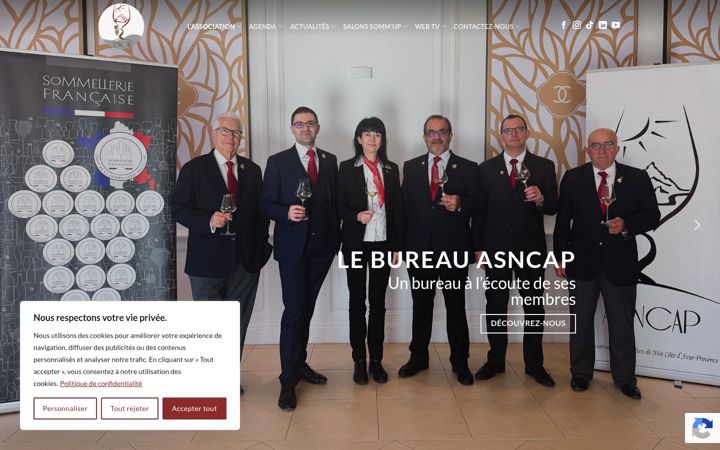 Ekrano kopija asncap.fr