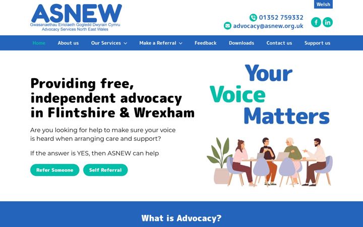 Ekrānuzņēmums no asnew.org.uk