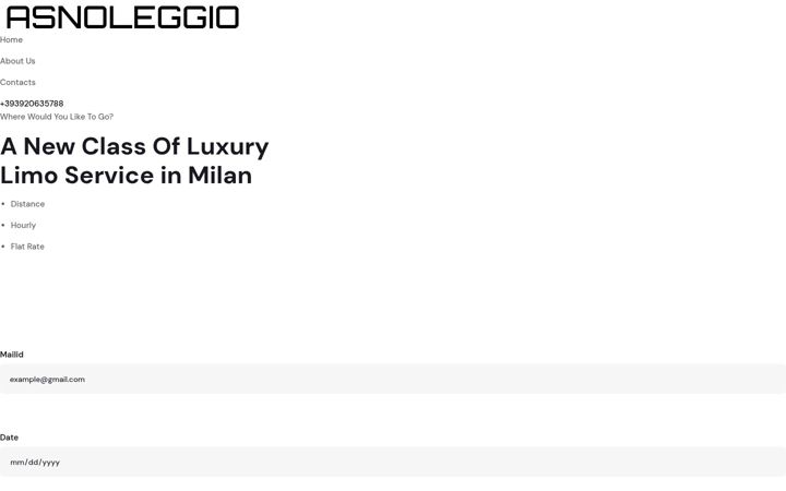 Screenshot of asnoleggio.it