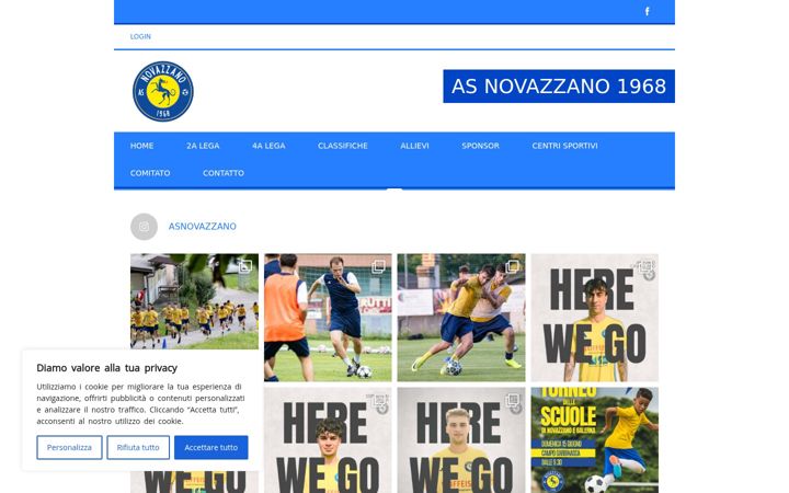 Screenshot of asnovazzano.ch