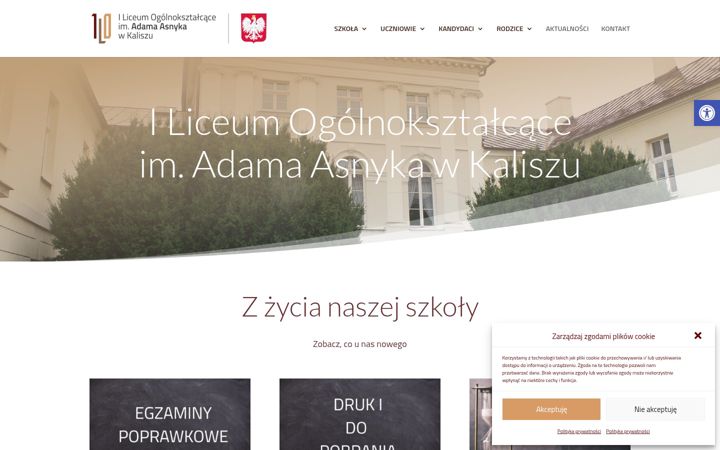 Screenshot of asnyk.com.pl