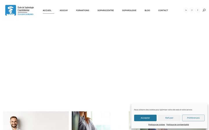 Screenshot of asocay.fr