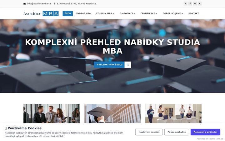 Screenshot of asociacemba.cz